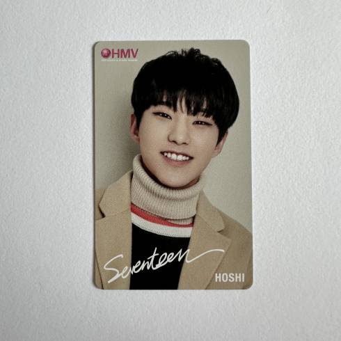 SEVENTEEN 3RD MINI ALBUM 'GOING SEVENTEEN' HMV JAPAN PHOTOCARD - HOSHI